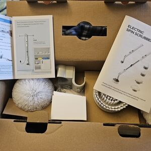 Electric Spin Scrubber with Attachments
